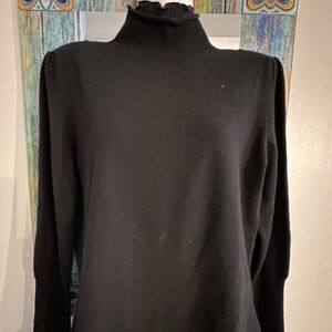 BLACK BRUNELLO CUCINELLI CASHMERE  SWEATER